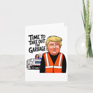 Cartão Mega Trump Garge Hora Do Caminhão Para Sair Do Gar