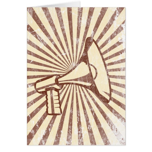 Cartão Megafone (Frente)