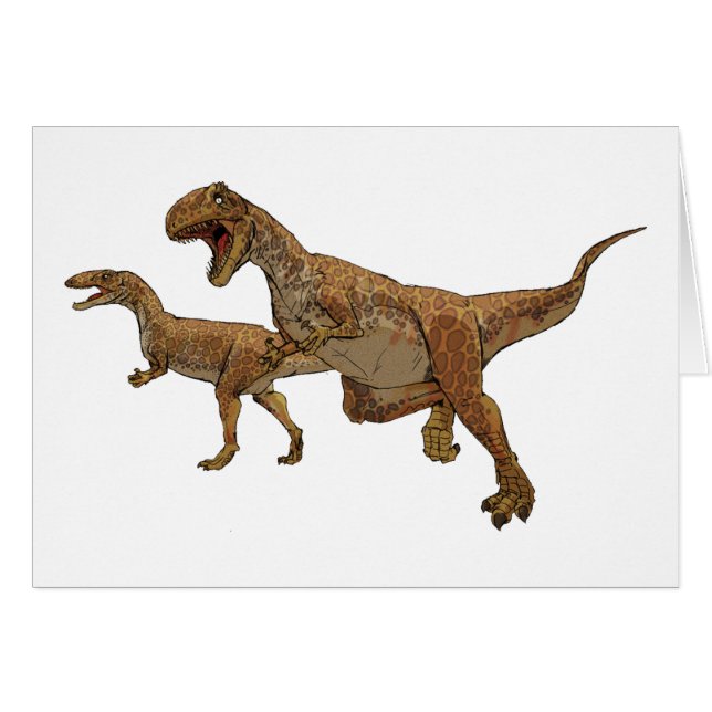 Cartão Megalosaurus (Frente Horizontal)