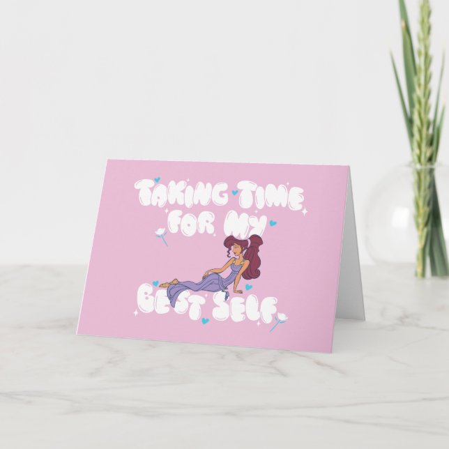 Cartão Megara - Taking Time For My Best Self Card (Frente)