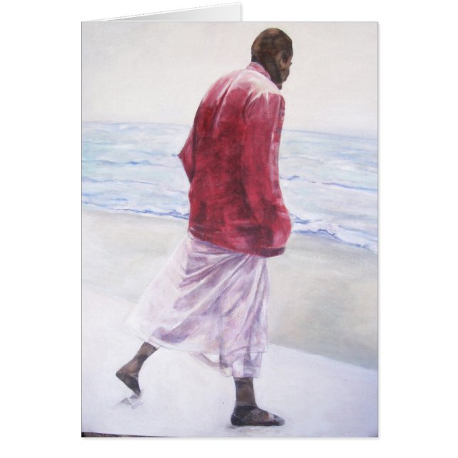 Cartão Meher Baba no Oceano (Frente)