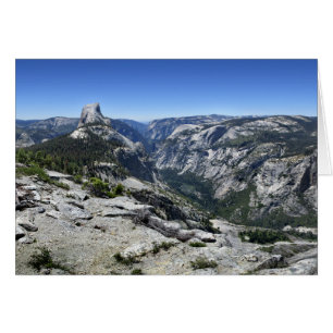 Cartão Meia Domo e Vale Yosemite - Yosemite
