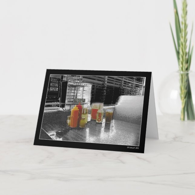 Cartão Meia-noite nos oásis (Frente)