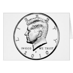 CARTÃO MEIO DÓLAR DE KENNED
