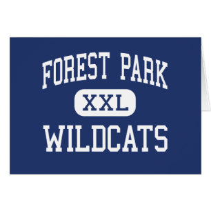 Cartão Meio Franklin dos Wildcats de Forest Park
