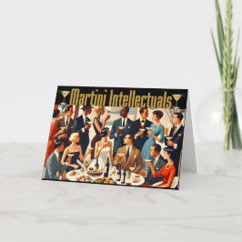 Cartão Meio século Moderno dos intelectuais Martini