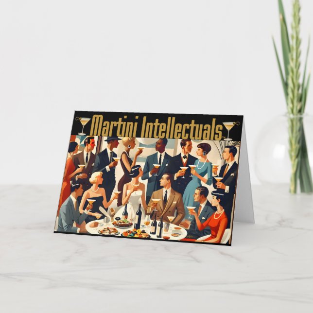 Cartão Meio século Moderno dos intelectuais Martini (Frente)