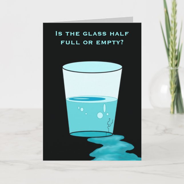 Cartão Meio vazio (Frente)