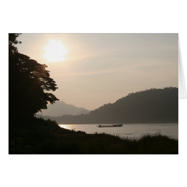 Cartão Mekong Dreaming (Frente horizontal)