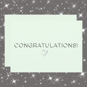 Cartão Mel Dew Elegante Todos os Parabéns de Ocasião Flat