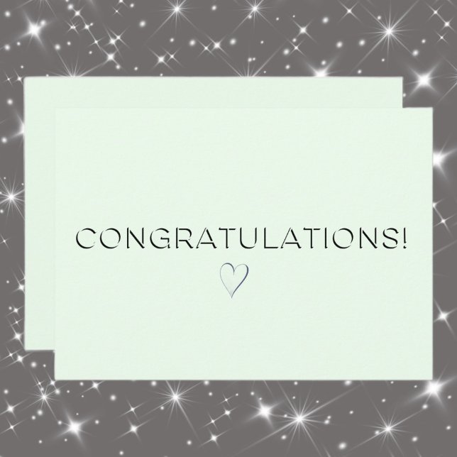 Cartão Mel Dew Elegante Todos os Parabéns de Ocasião Flat (Criador carregado)