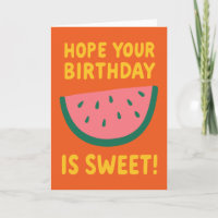 Melancia alegre Laranja Fruta Amarela Aniversário