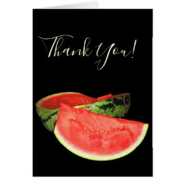 Cartão Melancia vermelha