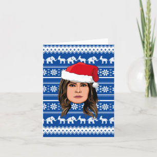 Cartão MELANIA TRUMP Christmas