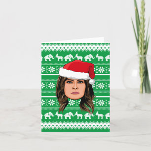 Cartão MELANIA TRUMP Christmas