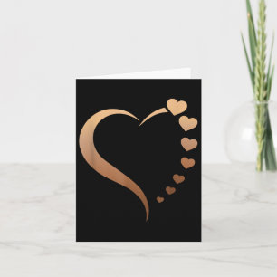 Cartão Melanin Heart Black History Month Orud Black Afri