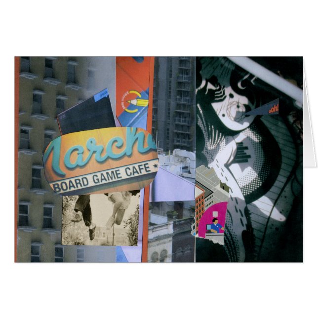 Cartão Melbourne sexta-feira à noite (Frente Horizontal)