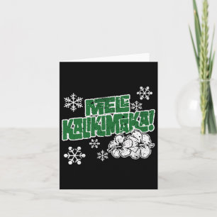 Cartão Melekalikimaka Mele Kaliki Maka Natal