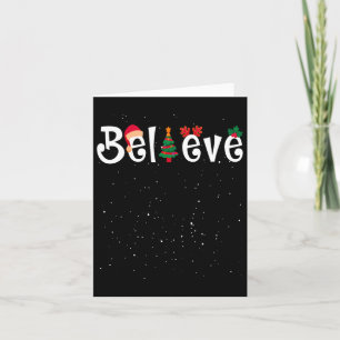 Cartão Melhor Acredita Na Camisa De Natal De Pajama De Se