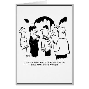 Cartão Melhor Advertência para Bridegroom