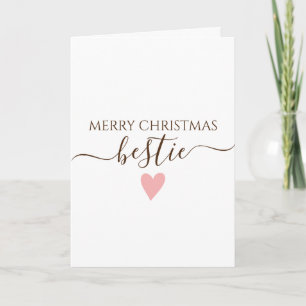 Cartão Melhor Amiga(o) Feliz Natal