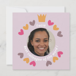 Cartão Melhor amigo colega de trabalho - foto - parabéns