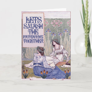 Cartão Melhor Amigo Feminista