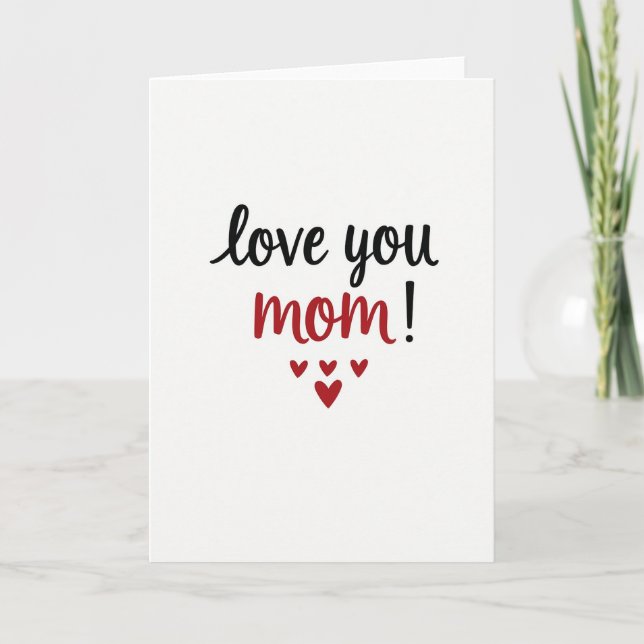 Cartão Melhor Amor Mãe (Frente)