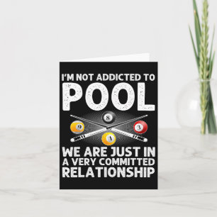 Cartão Melhor Arte Piscina Para Homens Meninas Billiard 8