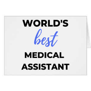 Cartão Melhor Assistente Médico do Mundo 2