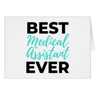 Cartão Melhor Assistente Médico Ever 2
