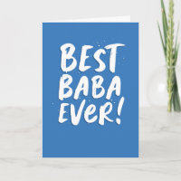 Melhor Baba já divertida placa de Dia de os pais a