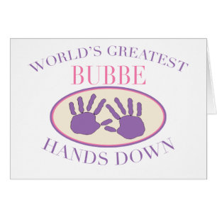 Cartão Melhor Bubbe Sem Dúvida Camiseta