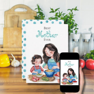 Cartão Melhor Design de Articulações Mãe-Filho