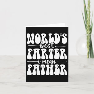 Cartão Melhor Fartador do Mundo Sempre Quis Dizer Pai Sol