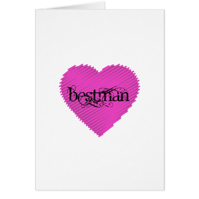 Cartão Melhor homem (Frente)