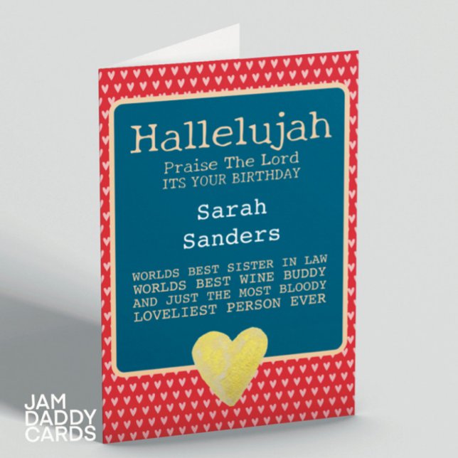 Cartão Melhor Irmã Em Direito Aniversário (Criador carregado)