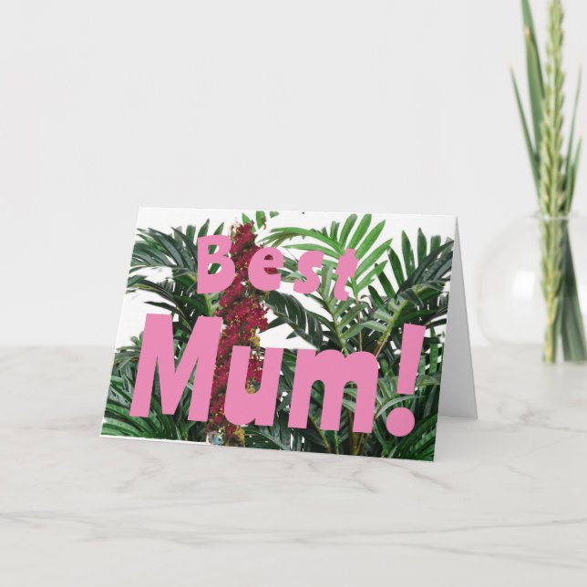 Cartão Melhor Mãe! (Frente)