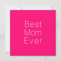 Melhor mãe - Chic de tipografia minimalista rosa q