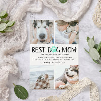 Melhor Mãe de Cachorro | Colagem de Fotos Dia das 