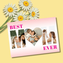 Melhor Mãe do Mundo 3 Foto Elegante Feliz Dia das