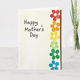 Cartão Melhor Mãe do Mundo Carta de Corte de Papel