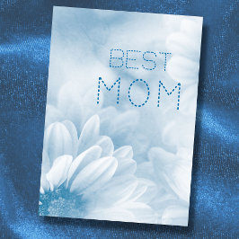 Cartão Melhor Mãe melhor mãe de sempre pastel elegante fl