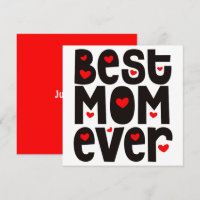 Melhor Mãe Que Nunca Corações Apenas Dizendo Verme