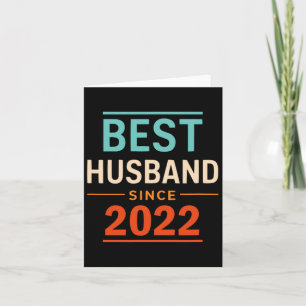Cartão Melhor Marido Desde 2022 2º Aniversário de Casamen