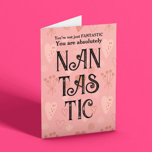 Cartão Melhor Nan Birthday