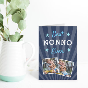 Cartão Melhor Nonno de Todos os Tempos   Foto do Dia dos 