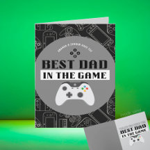 Melhor Pai no Jogo Personalizado Dobrável