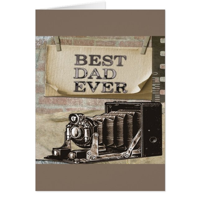 Cartão Melhor Pai Nunca (Frente)