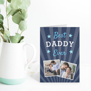 Cartão Melhor Pai Nunca   Foto do Dia de os pais